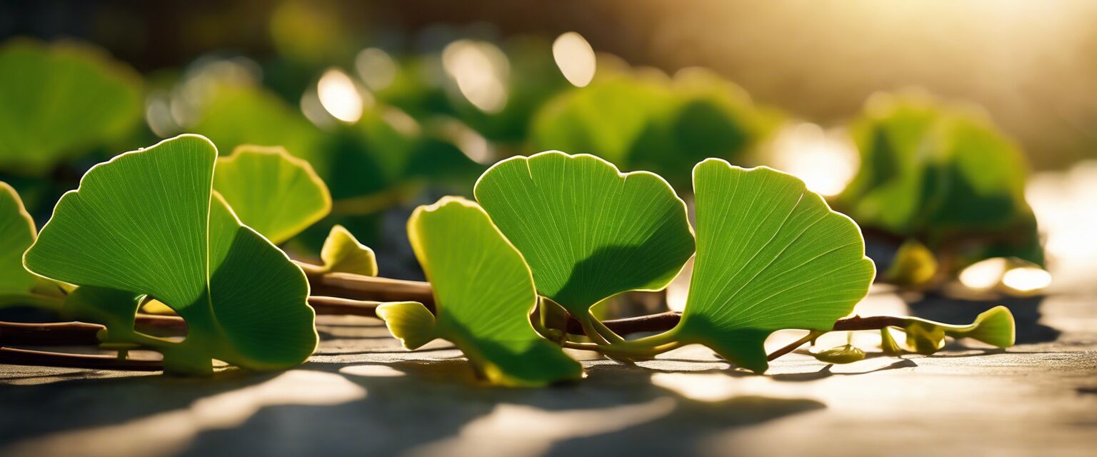 Ginkgo Biloba leaves